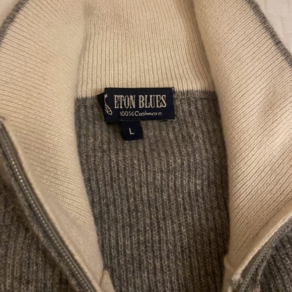 Ethon Blues 100% cashmere gilet size L - Picture 2 of 4